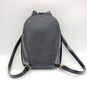 100% Authentic Louis Vuitton Mabillon Black Epi Back Pack